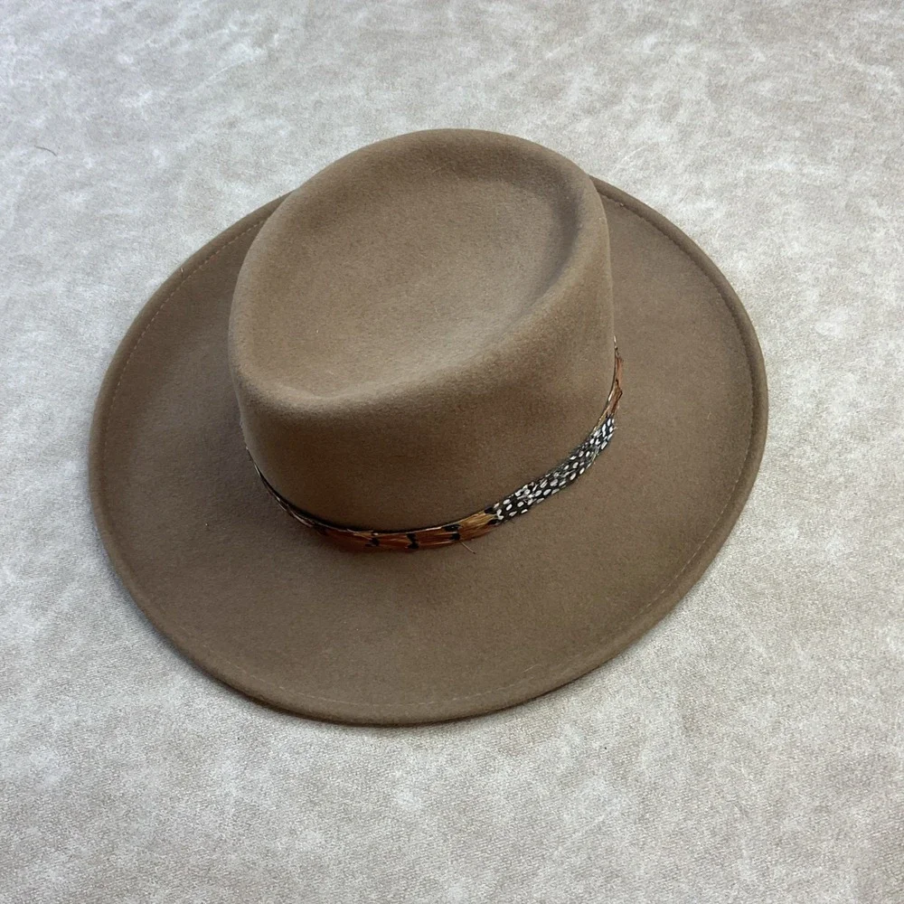 The Natural by‎ Bollman of Lancaster County USA Fedora Hat 100% Wool Sz Small